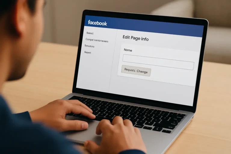 Passo a Passo para Trocar o Nome da Sua Página no Facebook