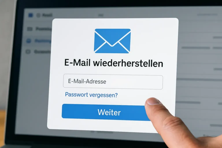 E-Mail in Deutschland Wiederherstellen: Schritt-für-Schritt-Anleitung für WEB.de, GMX.de und Weitere Dienste