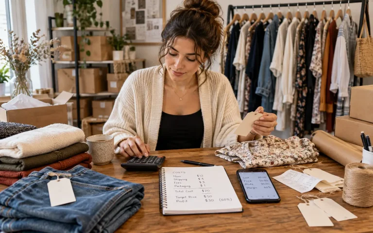 Como precificar roupas para revenda com margem real