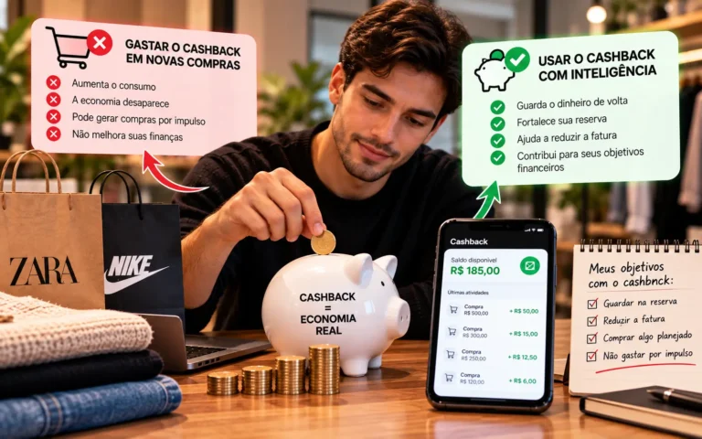 Como evitar gastar a economia do cashback em novas compras