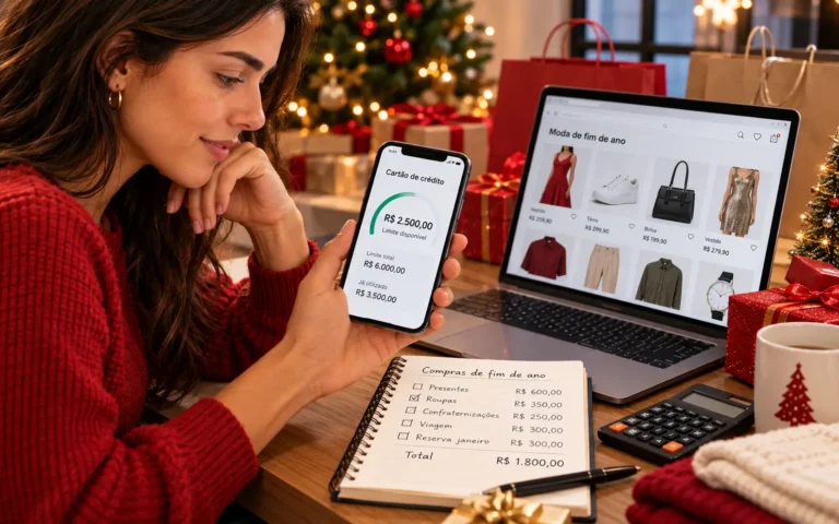 Como usar o saldo do cartão para compras de fim de ano sem apertar janeiro