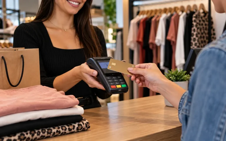 Maquininha de cartão para vender roupas: taxas e prazos