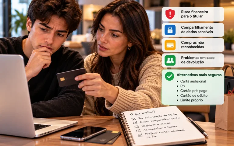 Compra no cartão de terceiros: riscos e alternativas